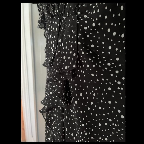 JBS black and white polkadot dress - Picture 3 of 3